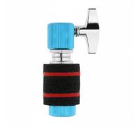 Qianly Cymbal Clutch Drum Hardware Clutch Attachment Clamp Holder Knurled Firm Hold Tight Fastening Quick Install Standard 8 mm Rod Fit Suitable for rehearsal studio stage performance, Blue