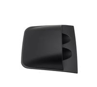 Qianly Dashboard Panel Cover Dashboard Panel with Gauge Openings Aftermarket Trim Surround for Interior Upgrade, Black, 2 Holes