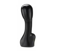 Qianly Display Mannequin Head Hat Stand Form Glasses Holder With Smooth Contours Design Stable Support For Accessories Suitable for store counters display boutiques craft markets, Black