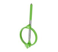 Qianly Dog Poo Catcher Scooper Cleanup Tool Foldable No Bending Clean up Pet Waste Picker for Dirt Large Medium Small Pets Traveling, green