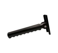 Qianly Door Handle with Folding Aid, Additional Handle, All-Purpose Handrail, Non-Slip Grab Bar for Seniors, Black, L