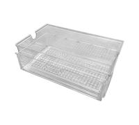 Qianly Drip Water Flow Box Aquarium External Filter DIY Water Flow Filtration System Drawer Design, Clear