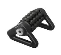 Qianly Electric Handheld Massage Roller Textured Electric Roller Compact Rolling Massage Tool for Athletes, Silver