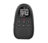 Qianly Electric Metronome Mini Metronome Volume Adjustable Human Voice for Violin Piano, Black