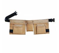 Qianly Electrician Tool Pouch Deep Pockets Multi-Compartment Tool Pouch Lightweight Adjustable Work Waist Bag for Children, Workshop