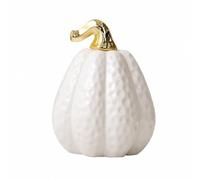 Qianly Festive Ceramic Pumpkin | Fall, Pumpkin Ornament, Tabletop, Pumpkins, for Office Desk, Style D