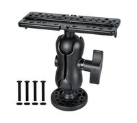 Qianly Fish Finder Mount Base High Strength Mounting Plate for Kayak Pontoon Canoe