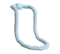 Qianly Fitness Hoop Weighted Foldable Soft Exercise Weighted Exercise Equipment Alloy Polyester Construction Suitable for Home, 2kg blue