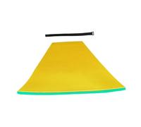 Qianly Floating Float Mat 150cm X 55cm X 2.2cm, Unsinkable, Ideal for Summer Water Sports at The Beach, Yellow Green