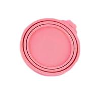 Qianly Food Can Lid Seal Cover Pet Supplies Fit Most Standard Size Canned Lid Can Cap for Dog, Pink