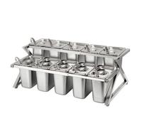 Qianly Freestanding Sauce Organizer with Lids