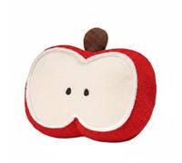 Qianly Fruit-Shaped Backrest Cushiony Pillow Cute Throw Pillow with Zipper Soft Fruit-Shaped Backrest Cushion for Sofa, 50x40cm