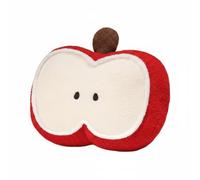 Qianly Fruit-Shaped Backrest Cushiony Pillow Cute Throw Pillow with Zipper Soft Fruit-Shaped Backrest Cushion for Sofa, 55x45cm