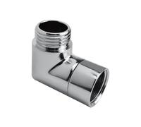Qianly G1/2 Shower Elbow Adapter Coupling, Bathroom Fixtures, Pipe Fittings, Bathtubs Parts Connector Shower Arm Extension - Right Angle