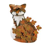 Qianly Garden Statue Weatherproof Iron Sculpture for Patio Easter Fall Harvest
