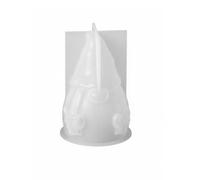 Qianly Gnome Silicone Cast Maker Gnome Candle Cast Easy to Release for DIY Enthusiasts, Soap Makers, Gift Making, Party Decoration, Workshop, Clover Braid Thin