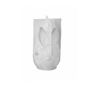 Qianly Gnome Silicone Cast Maker Gnome Candle Cast Easy to Release for DIY Enthusiasts, Soap Makers, Gift Making, Party Decoration, Workshop, Clover Long-Ear Thin