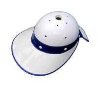 Qianly Golf Caddie Hat Helmet Cap Headwear With Sun Visor And Rigid Shell Ventilated Liner And Adjustable Strap For Outdoor Work On The Course suitable for caddies training days, Blue