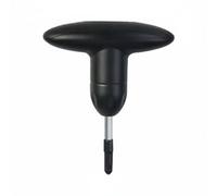 Qianly Golf Club Wrench Golf Head Wrench Head Adjustment Hex Key L Shaped Metal Frame Easy Handling for Quick Setup Changes Suitable for Practice Range, Protective Type - All Black