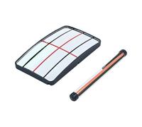 Qianly Golf Mirror for Putting Alignment Training Aid Putting Aid Portable Instant Feedback for Beginner Putter Alignment Tool