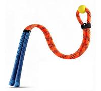 Qianly Golf Swing Training Motion Tempo Flexible for Golfers, Orange, 98cm Orange Rope Black Dot Swing Trainer With Ball