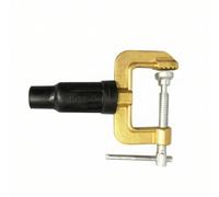 Qianly Grounding Clamp with Screw Heavy-Duty C-Shaped Clamping Tool with Insulated Handle Adjustable for Welders, Electricians, Metal Joining, Workshop