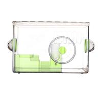 Qianly Hamster Cage, Small Animal Cage, Spacious Creative Acrylic Hamster Enclosure Mice Rat Habitat for Guinea Pigs, green