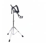Qianly Hand Drum Stand Electroplated Finish African Drum Stand Heavy Duty Bracket for Drummers, Practice Sittings, 25 Tube Stand