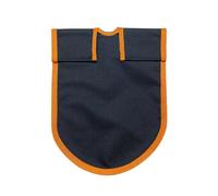 Qianly Head Cover Sleeve Guard Oxford Cloth Construction Secure Fit Universal Compatibility Suitable for travel car trunk storage outdoor maintenance , Black with Orange Edge