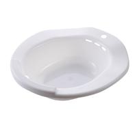 Qianly Hemorrhoid Treatment Basin No-Squat Design Postpartum Care Basin Easy to Clean Over-the-Toilet Sitz Bath for Women, Elderly, Personal Hygiene, White