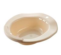 Qianly Hemorrhoid Treatment Basin No-Squat Design Postpartum Care Basin Easy to Clean Over-the-Toilet Sitz Bath for Women, Elderly, Personal Hygiene, Yellow