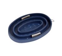 Qianly Horse Curry Brush, Grooming Brush, Portable, Rubber, Compact, Sturdy, Lightweight, with Handle for Cats, Horses And Dogs