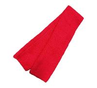 Qianly Horse Girth Cover Fleece Belly Wrap Breathable Protection Against Chafing Girth Protector for Equestrian Sports Eventing Riding Lessons Dressage Show, Red