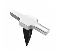 Qianly Jeweler's Pointed anvils Polished Surface T-Stake anvils Multi-Functional Goldsmith Tool for Goldsmiths, Metalsmiths, Studio, Workshop, Horn Anvil