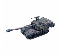 Qianly M109A6 Model Miniature 1/144 Scale Battlefield Support Vehicle Model Presentable Collectible for Desk, Camouflage