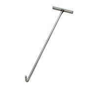 Qianly Manhole Hook, Multipurpose Lifting Hook, Pulling Hook, Manhole Cover Lifting Hook, Simple Hook for, 68cm Dia 8cm Thick