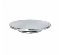 Qianly Manual Turntable Heavy Duty Pottery Wheel with Aluminum Disc Reflective Rotating Stand for Art Classrooms, 30 Cm Diameter
