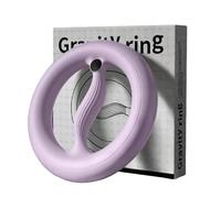 Qianly Men Arm Circular Resistance Arm Exerciser Handheld Workout Device Upper Body Training Equipment With Counter Housing Suitable for home gyms apartment fitness office wellness, Lilac Purple