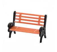 Qianly Miniature Bench Realistic Detailing Miniature Landscape Bench Decorative Lichen Landscape Ornament for Crafters, Dollhouses, Medium 2.8CM