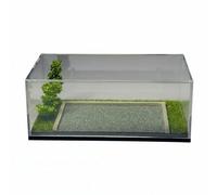 Qianly Miniature Parking Lot Stackable Design 1/64 Scale Model Garage High Clearness Model Car Storage Container for Hobbyists