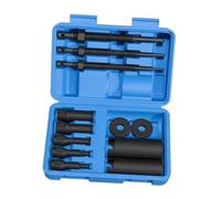 Qianly Motorcycle Bearing Puller Kit Motorcycle Internal Bearing Extractor Multipurpose with Storage Box Removal Tool for Workshop, 12pcs
