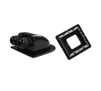 Qianly Mounting Brackets Kit Photovoltaic Panel Holder RV Kit for Decks Or Other Flat Roofs, Black