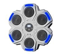 Qianly Music Boxing Machine Punching Pad Electronic Boxing Target for Workouts, White