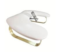 Qianly Nail Support Cushion Manicure Hand Rest With Stand Ergonomic Elevated PU Leather Surface On Iron Base suitable for salons and art step filming
