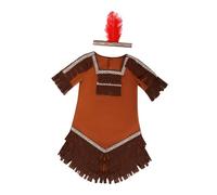Qianly Native American Costumes Indigenous American Indian Dresses, XL Size for Boy