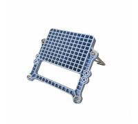 Qianly Outboard Engine Bracket Reinforced Support Outboard Motor Bracket Impact-Resistant Inflatable Boat Motor Mount for Fishing , Type E