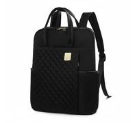 Qianly Oxford Backpack Material Laptop Backpack Twin Handle Design Bag for Students, Office, Black 763