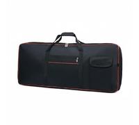Qianly Padded Electronic Keyboard Bag Thickened Padding Digital Piano Carrying Case Waterproof Portable Keyboard Gig Bag for Artists, Students, Storage, Red, 61-Key L