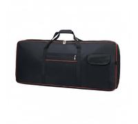 Qianly Padded Electronic Keyboard Bag Thickened Padding Digital Piano Carrying Case Waterproof Portable Keyboard Gig Bag for Artists, Students, Storage, Red, 61-Key Xs