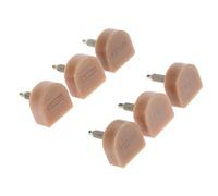 Qianly Pair of High Tip Replacement Pens for Heels Accessories, Apricot, 14x14mm